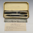 British Vintage Conway Stewart Fountain Pen Pencil Set Black Boxed